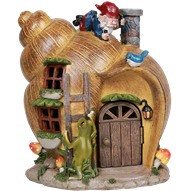 Snail Shell Gnome Home