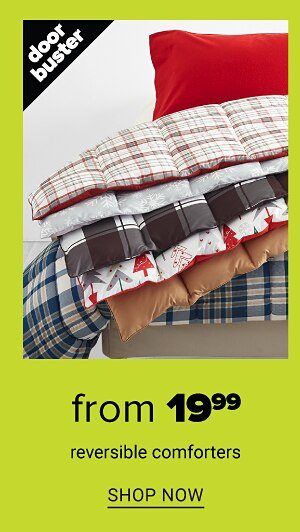 From 19.99 Reversible Comforters - Shop Now