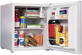 Galanz 1.7 Cu Ft Single Door Compact Refrigerator (White)