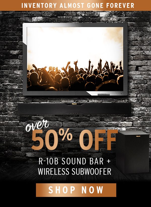 Over 50% Off R-10B Sound Bar + Wireless Subwoofer. Shop Now!