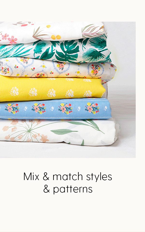 Mix & match styles & patterns