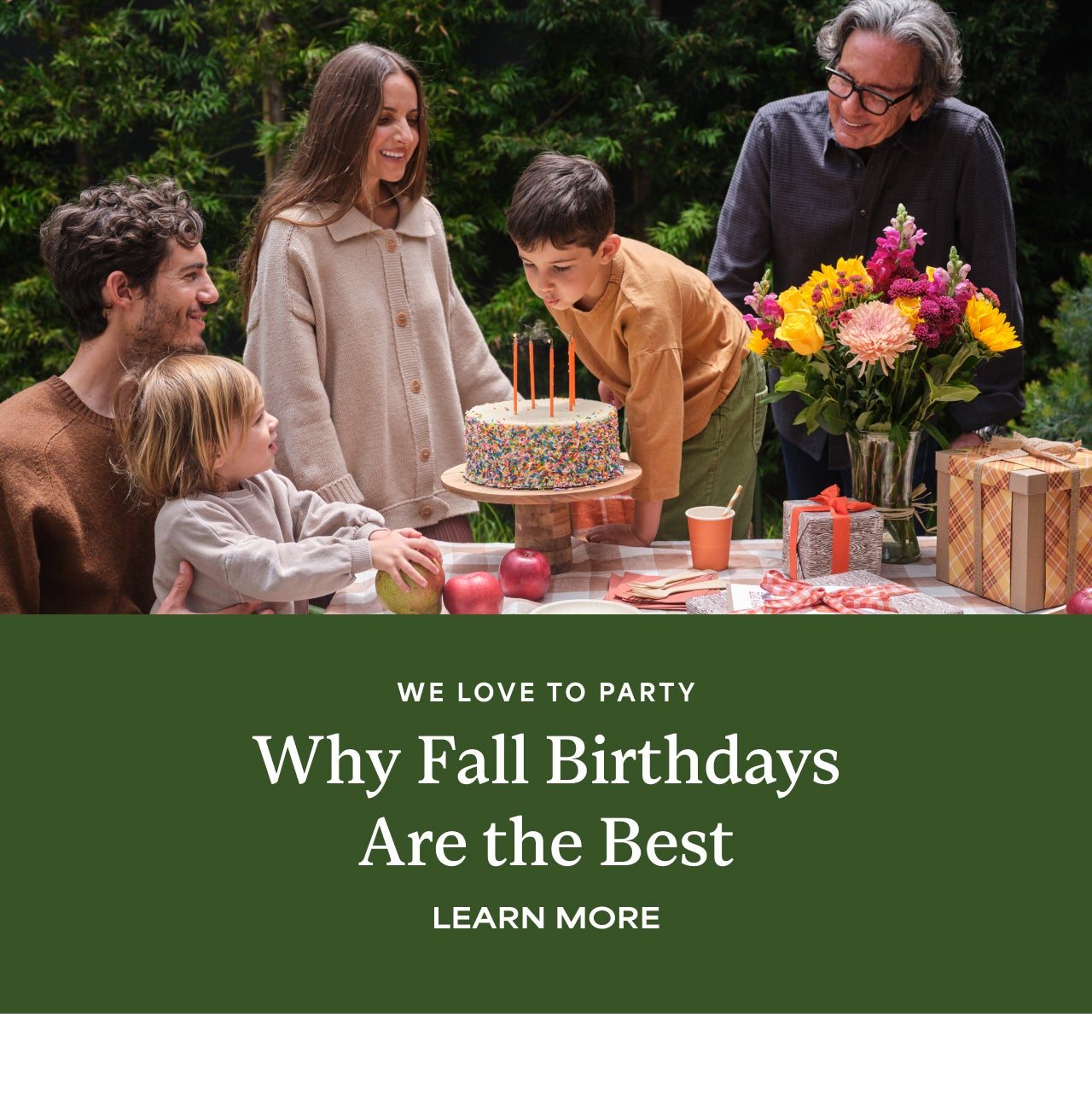 We Love to Party | Why Fall Birthdays Are The Best | Learn More