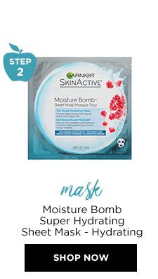 STEP 2 - mask - Moisture Bomb Super Hydrating Sheet Mask - Hydrating - SHOP NOW