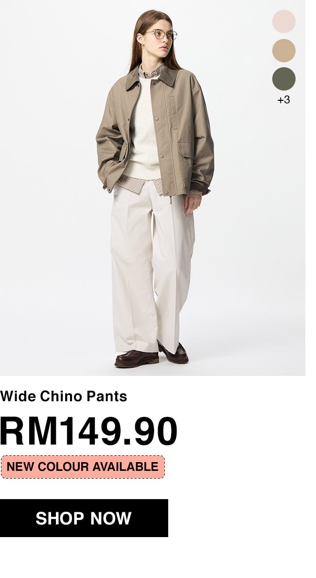 Wide Chino Pants