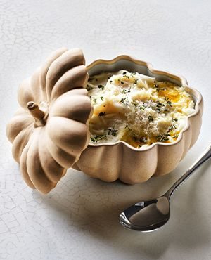 gruyere and thyme mashed potatoes