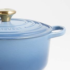 new & exclusive: Le Creuset® Signature Chambray Collection
