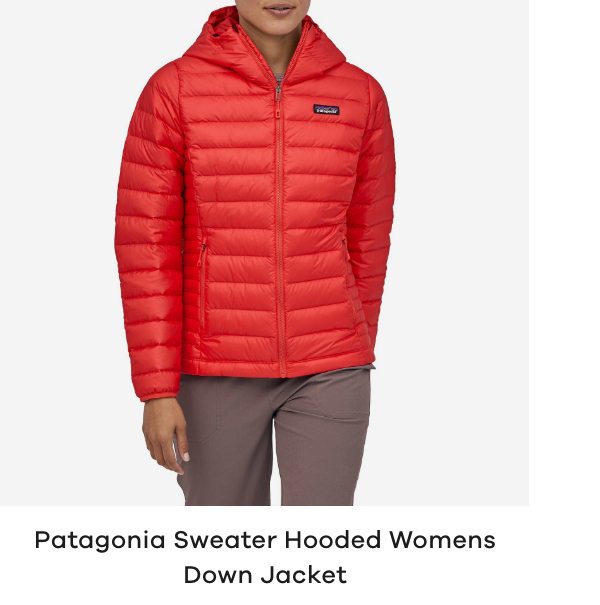 Patagonia Sweater Hooded Womens Down Jacket