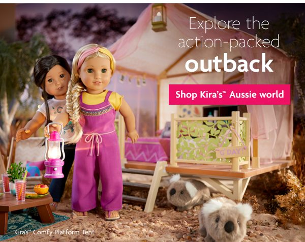 Explore the action-packed outback - Shop Kira’s™ Aussie world