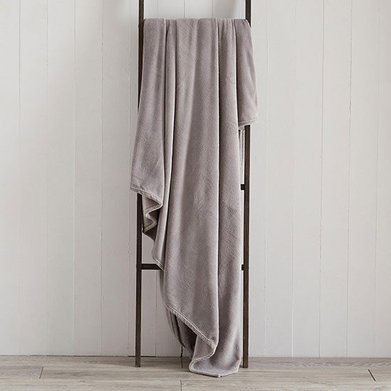 Seriously Soft Grey Throw