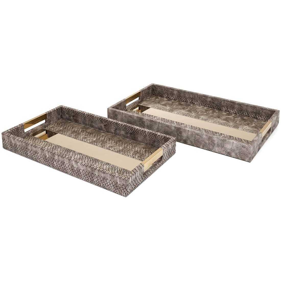 Virdigris Tray (Set of 2)