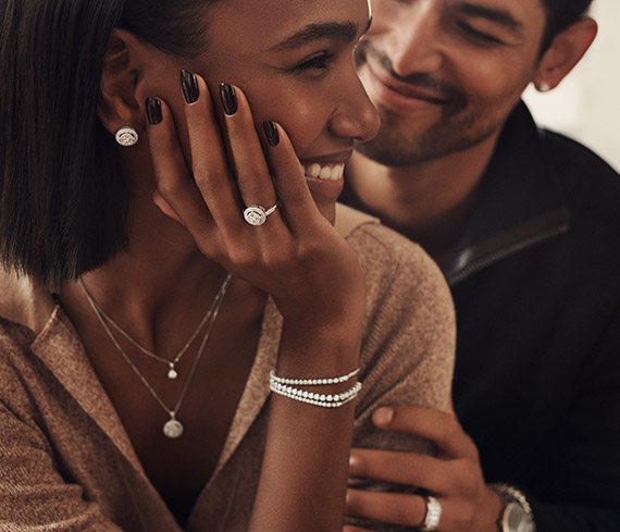 Smiling couple