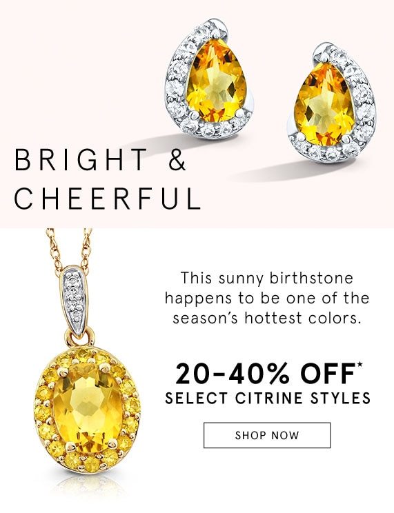 20-40% Off Select Citrine Styles