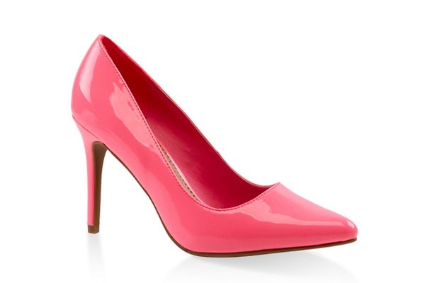 Pointed Mid Heel Pumps