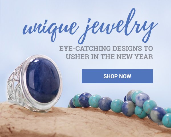 Unique jewelry - unusual designs to usher in the new year. SHOP NOW