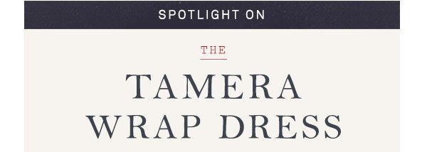  the tamera wrap dress