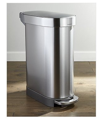 45-Liter Slim Trash Can