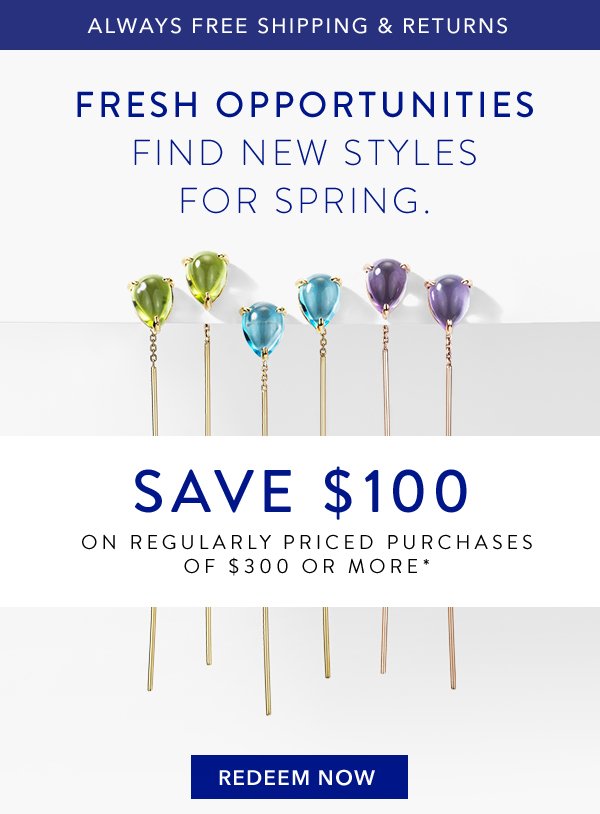 Shop Now And Save $100