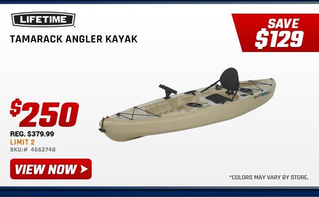 Lifetime Tamarack Angler Kayak