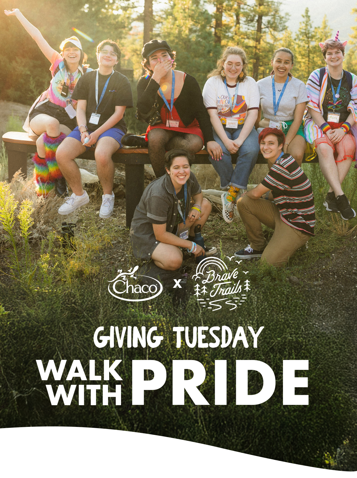 CHACO X BRAVE TRAILS - GIVING TUESDAY - WALK WITH PRIDE