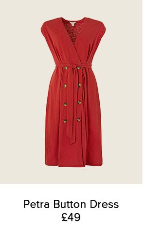 PETRA DOUBLE BREASTED BUTTON DRESS