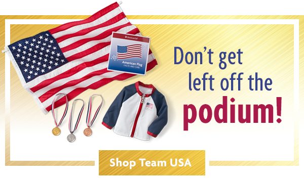 Don’t get left off the podium! - Shop Team USA