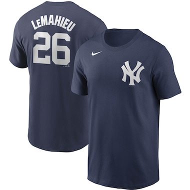 DJ LeMahieu New York Yankees Nike Name & Number T-Shirt - Navy
