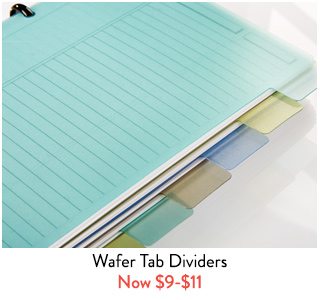 Circa Wafer Tab Dividers