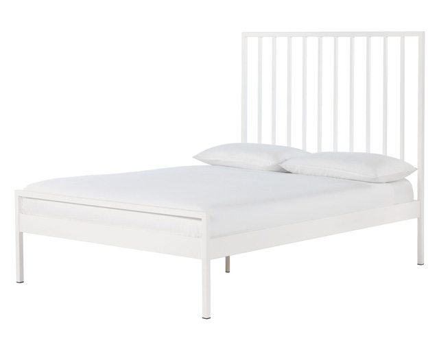 White Metal Kingsize Bed Frame