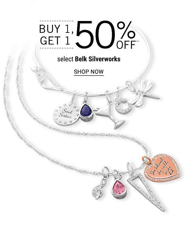 Buy 1, get 1 50% off** select Belk Silverworks. Shop Now.