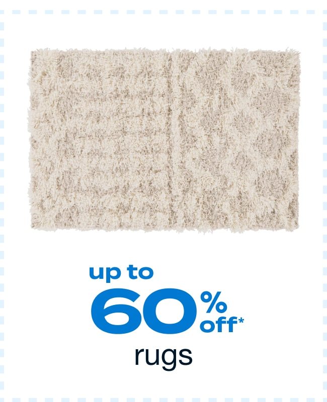 Up to 60% Off Rugs