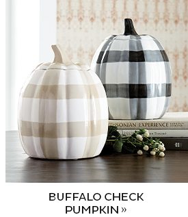 Buffalo Check Pumpkin