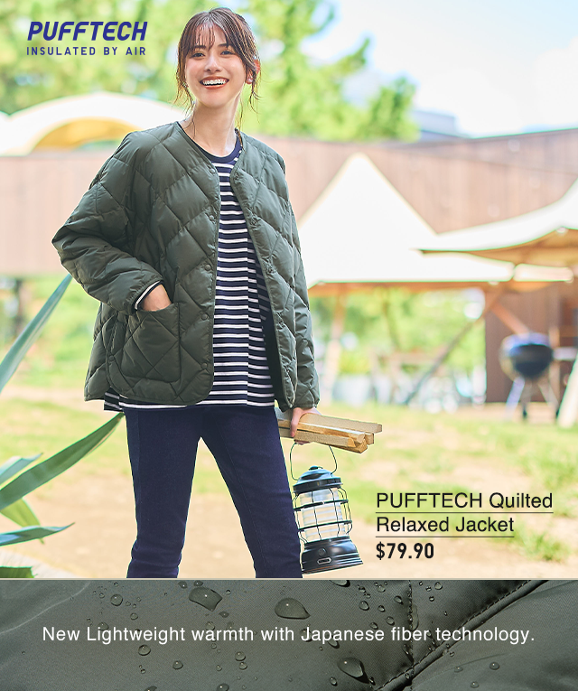 PDP1 - WOMEN PUFFTECH QUILTED RELAXED JACKET