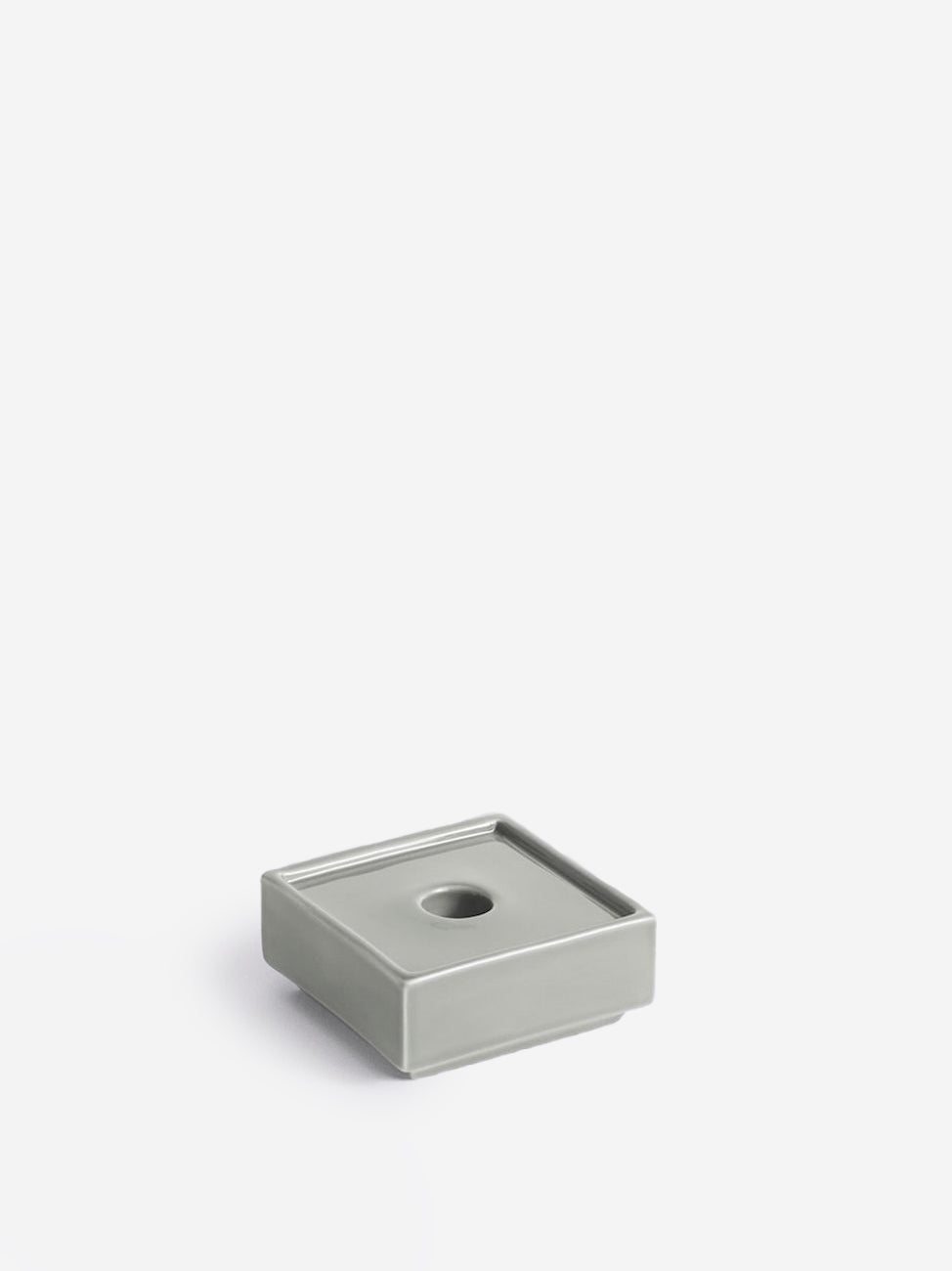 Image of HAY Mattone Candleholder Small - Light Grey