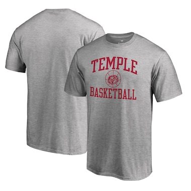 Men's Fanatics Branded Heathered Gray Temple Owls In Bounds T-Shirt