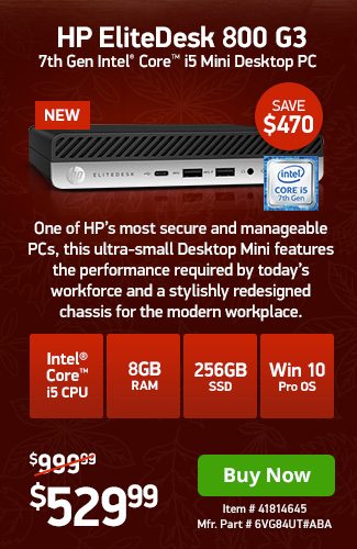 HPI 8GB Core™ i5 <span style='color:#cc0000;'>Pro</span> Desktop | 41814645 | Shop Now