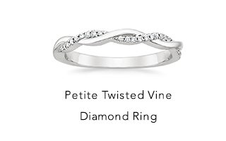 Petite Twisted Vine Diamond Ring