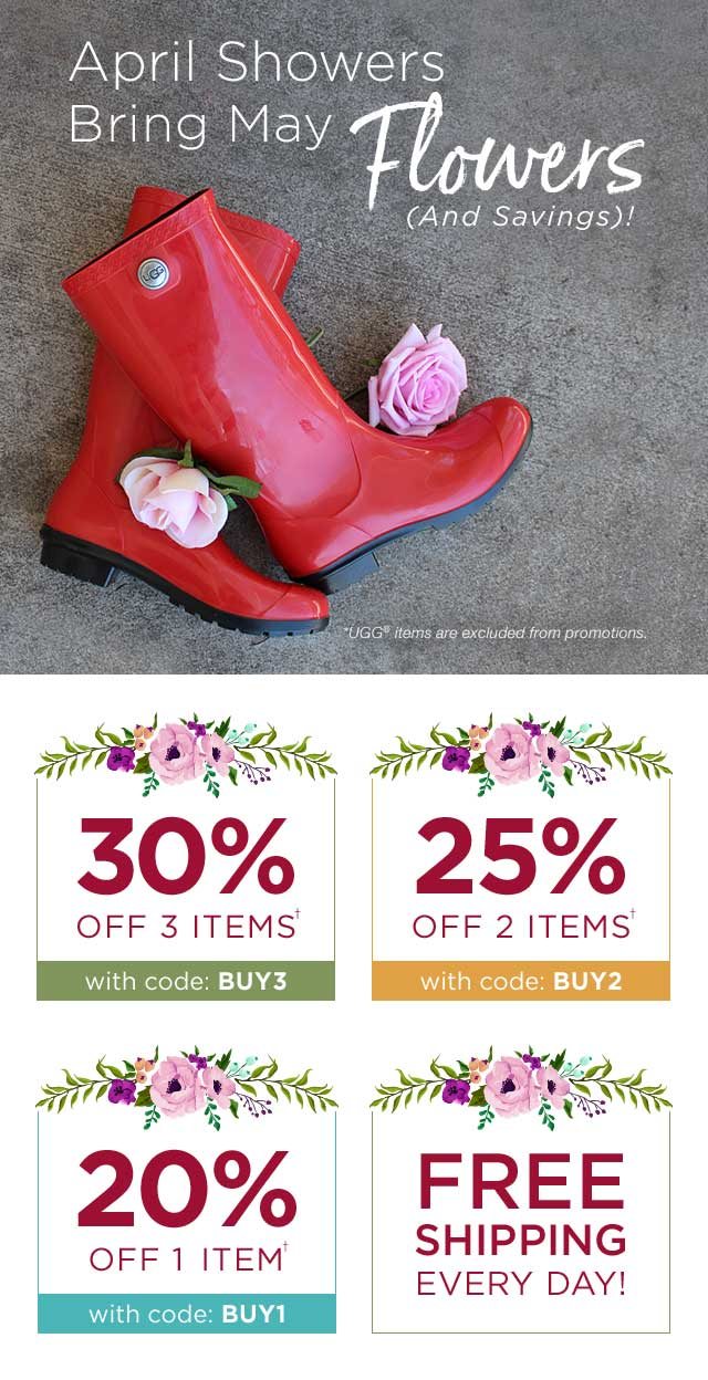 Savings Are In Bloom! - ShoeMall Email 