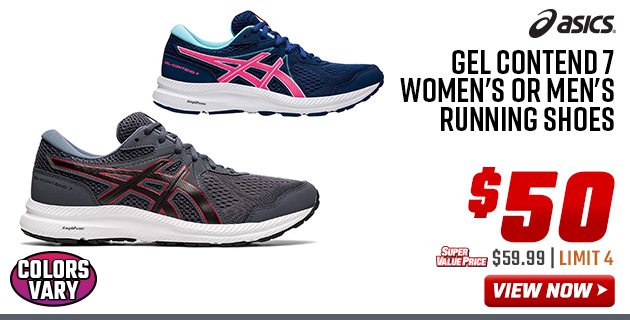 ASICS Gel Contend 7 Women's or Men's Running Shoes