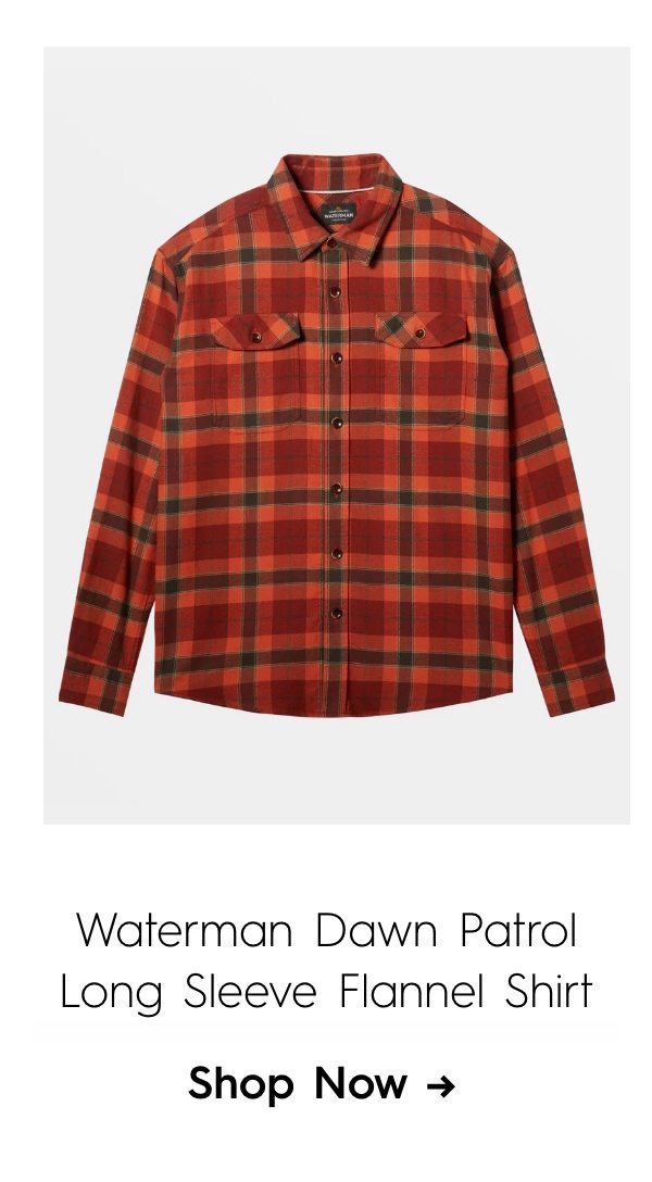 Waterman Dawn Patrol Long Sleeve Flannel Shirt