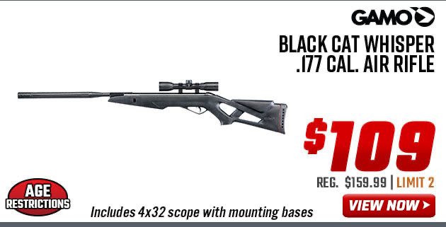 Gamo Black Cat Whisper .177 Cal. Air Rifle