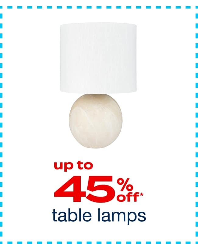 Up to 45% off Table Lamps