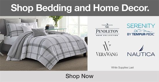 Shop Bedding and Home Decor. While supplies last. Shop now.