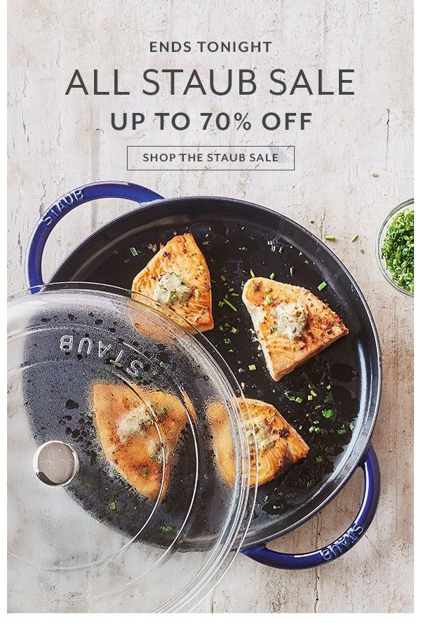 Staub sale up to 70% off