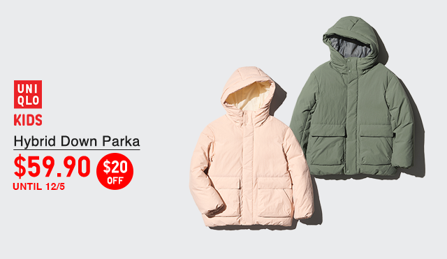 PDP3 - KIDS HYBRID DOWN PARKA