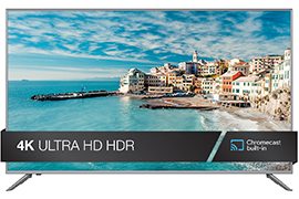 JVC 49 4K Ultra HD (2160p) HDR Smart LED-backlit HDTV w/ Built-in Chromecast, 3x HDMI Inputs