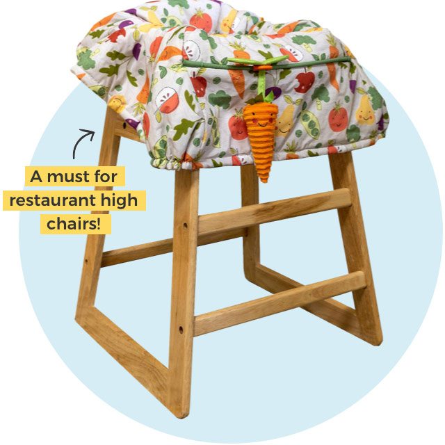 Boppy® Shopping Cart and High Chair Cover. A must for restaurant high chairs! 