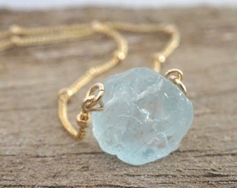 aquamarine necklace 