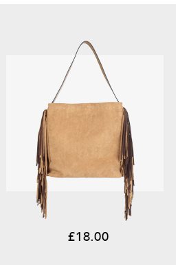 Tan tassel bag