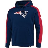 NFL Pro Line by Fanatics Branded New England Patriots Navy/Red Iconic Pullover Hoodie