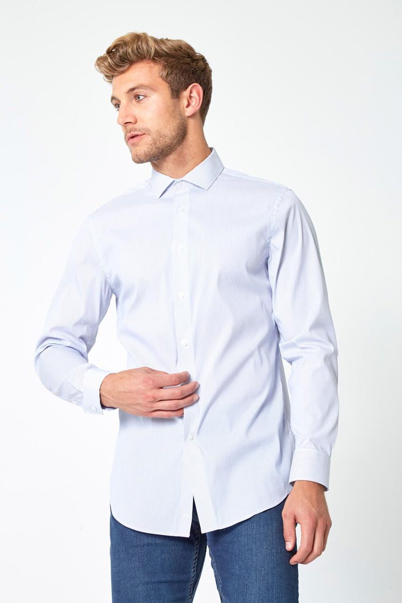 PerformLuxe Cotton Poplin Standard-Fit Shirt